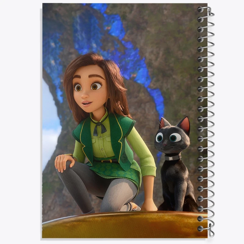 دفتر طراحی 50 برگ خندالو طرح انیمیشن شانس لاک Luck کد 26037