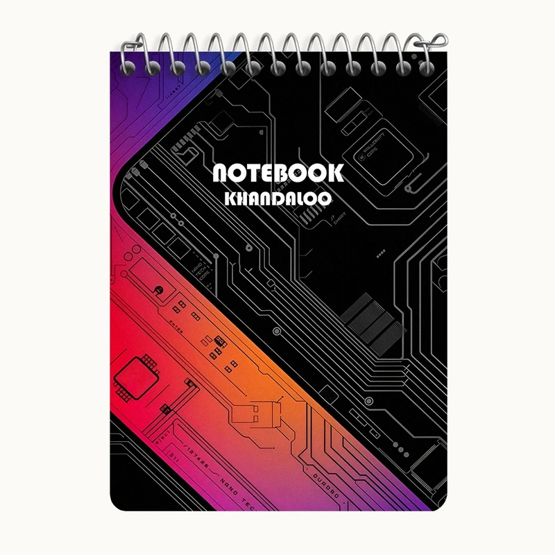 دفتر یادداشت 50 برگ خندالو طرح مدرن کد N7567