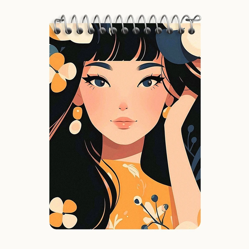 دفتر یادداشت 50 برگ خندالو طرح دخترانه کد N1981