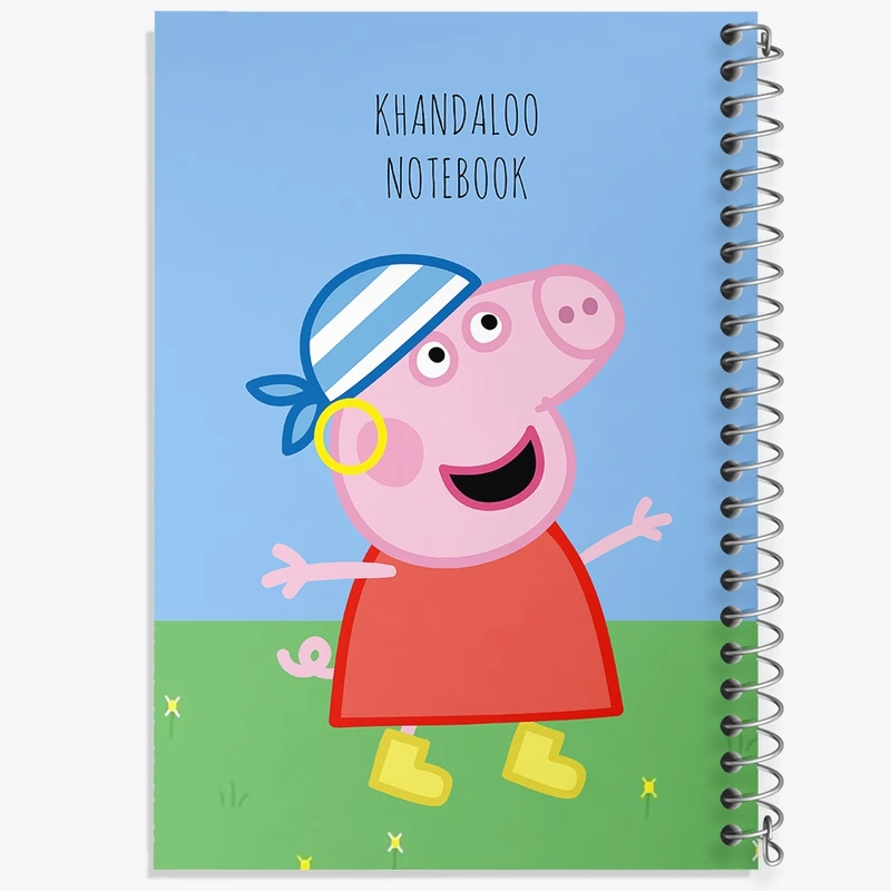دفتر شطرنجی 50 برگ خندالو طرح انیمیشن پپا پیگ (Peppa Pig) کد N9227