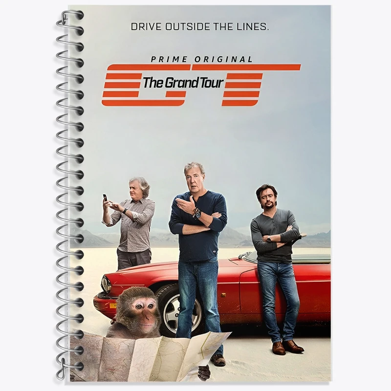 دفتر لغت 50 برگ خندالو طرح گرند تور (The Grand Tour) کد F13754