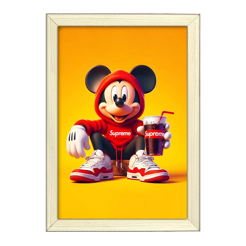 تابلو خندالو طرح میکی موس کد F4404