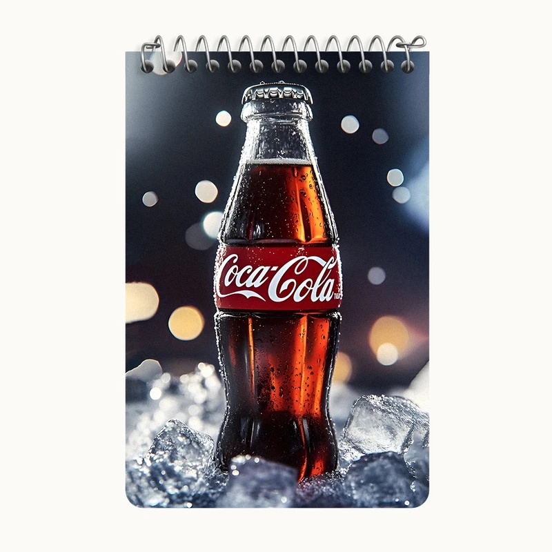دفتر یادداشت 50 برگ خندالو طرح نوشابه کوکاکولا کد F11767