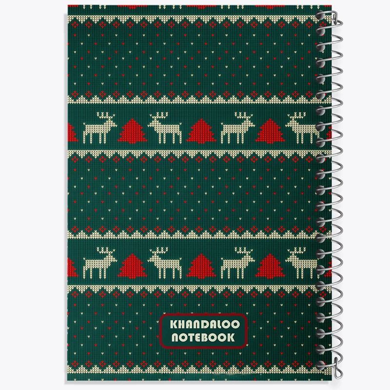 دفتر مشق 50 برگ خندالو طرح کریسمس (Christmas) کد N6122