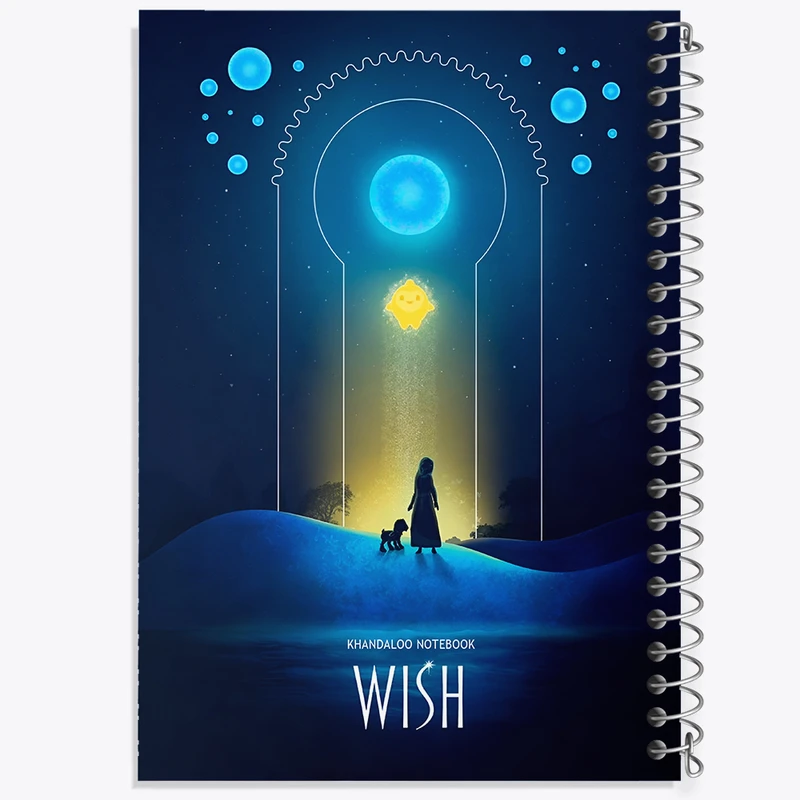 دفتر مشق 100 برگ خندالو طرح آرزو (Wish) کد N6328