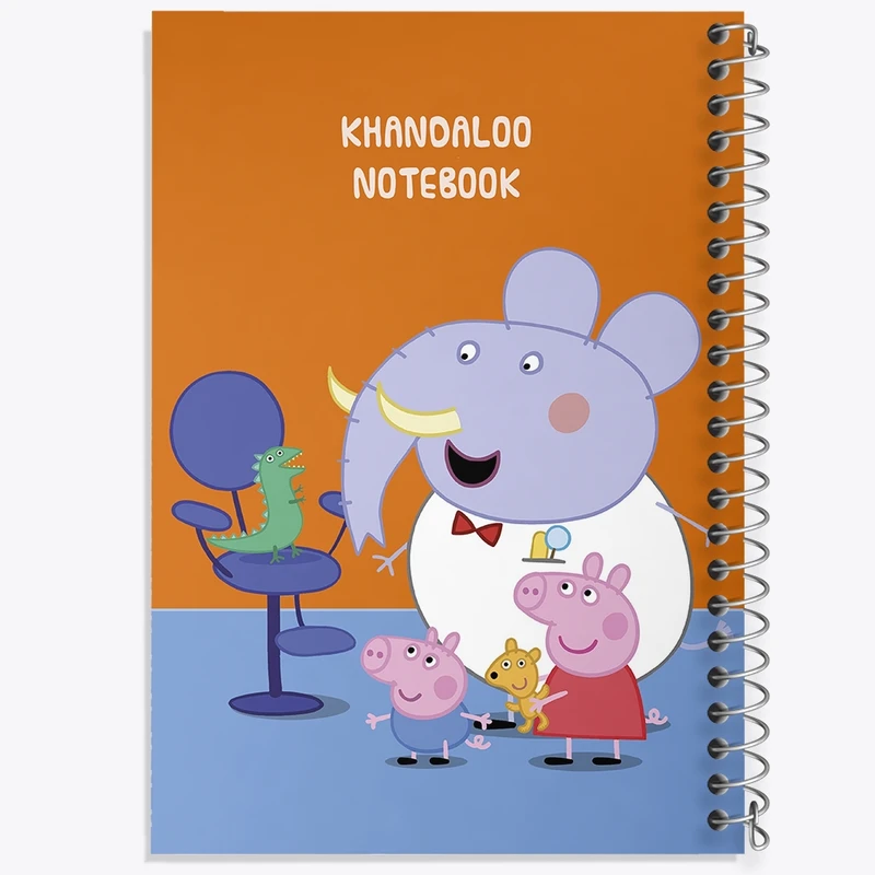 دفتر طراحی 50 برگ خندالو طرح انیمیشن پپا پیگ (Peppa Pig) کد N9257