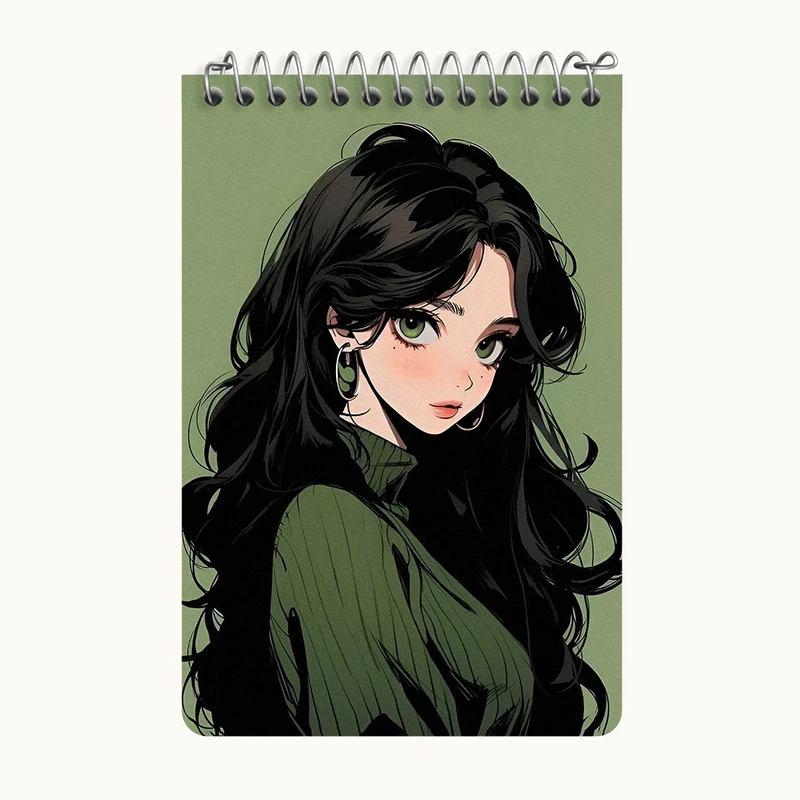 دفتر یادداشت 50 برگ خندالو طرح دخترانه کد F3778