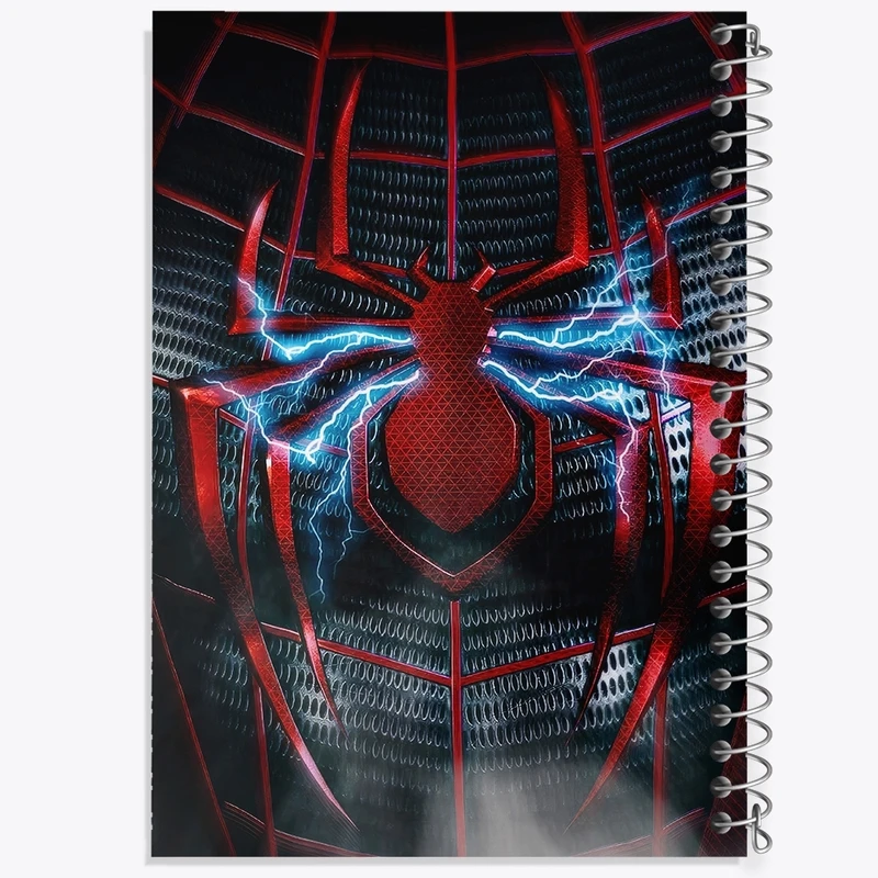 دفتر طراحی 50 برگ خندالو طرح مرد عنکبوتی (Spider Man) کد F2439