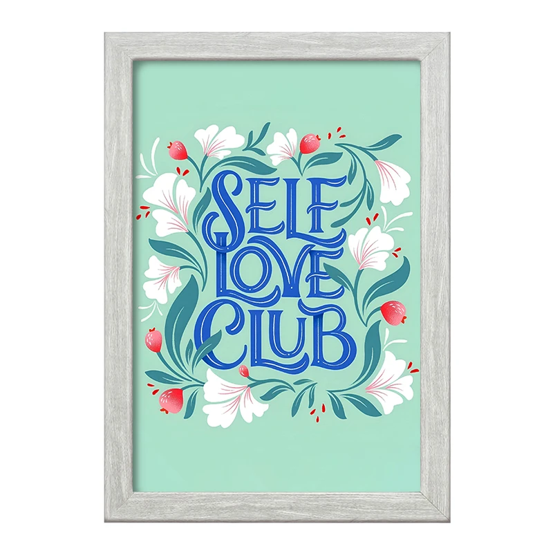 تابلو خندالو طرح Self Love Club کد F7434