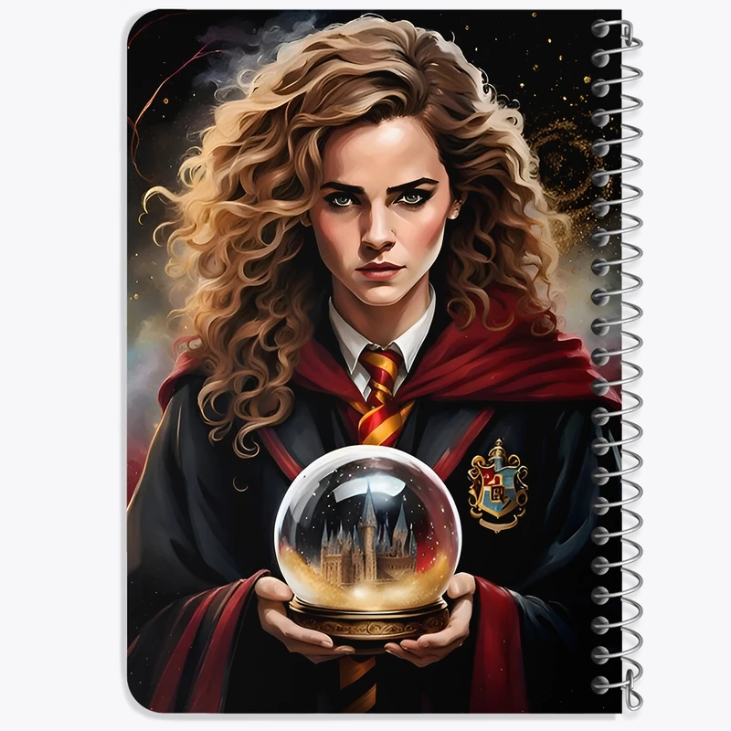 دفتر یادداشت 50 برگ خندالو طرح هرماینی هری پاتر (Harry Potter) کد F9985