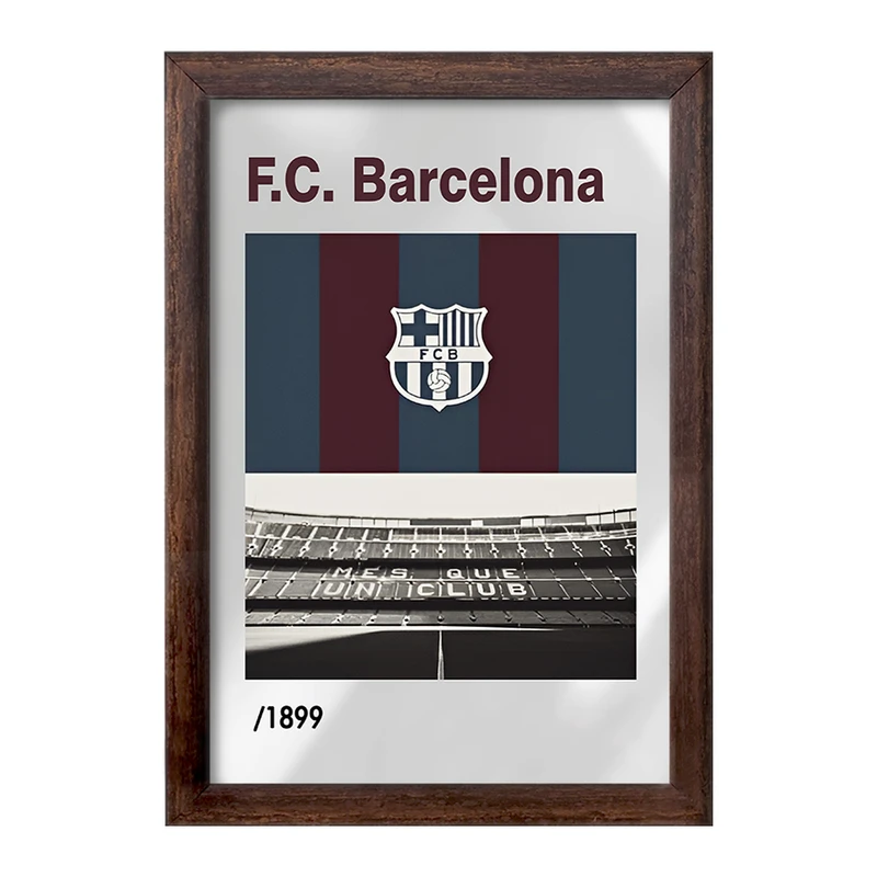 تابلو خندالو طرح بارسلونا (Barcelona) کد F13870