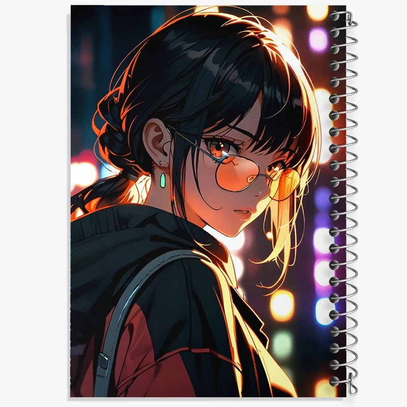 دفتر شطرنجی 50 برگ خندالو طرح دخترانه کد F9314