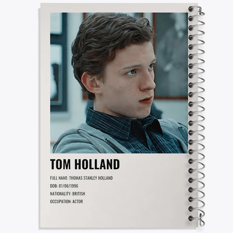 دفتر لیست خرید 50 برگ خندالو طرح تام هالند (Tom Holland) کد F13157