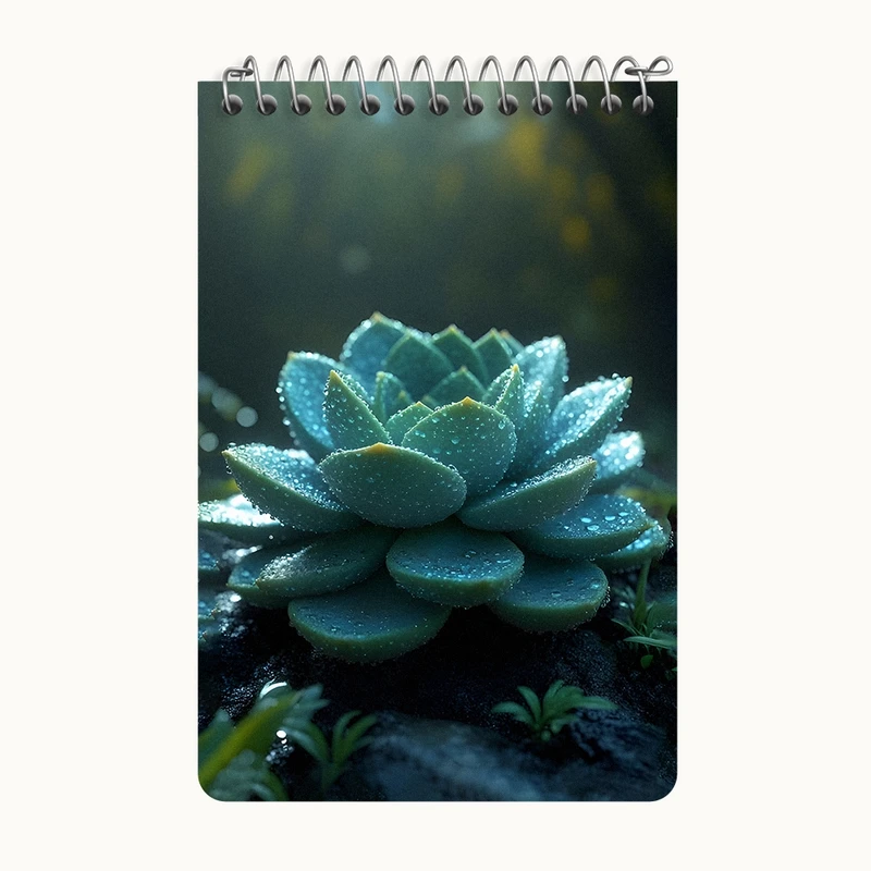 دفتر یادداشت 50 برگ خندالو طرح کاکتوس کد F11646