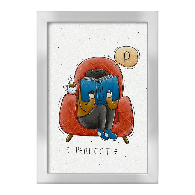 تابلو خندالو طرح کتاب خوان  کد 5403