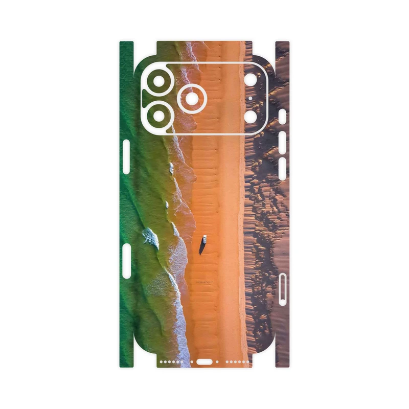 برچسب پوششی ماهوت مدل Beach and Green Sea-FullSkin مناسب برای گوشی موبایل اپل iPhone 17 Pro Max
