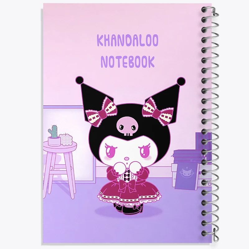 دفتر مشق 50 برگ خندالو طرح کرومی (Kuromi) کد N8996