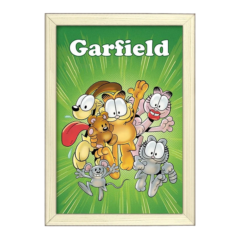 تابلو خندالو طرح گارفیلد کد F2108