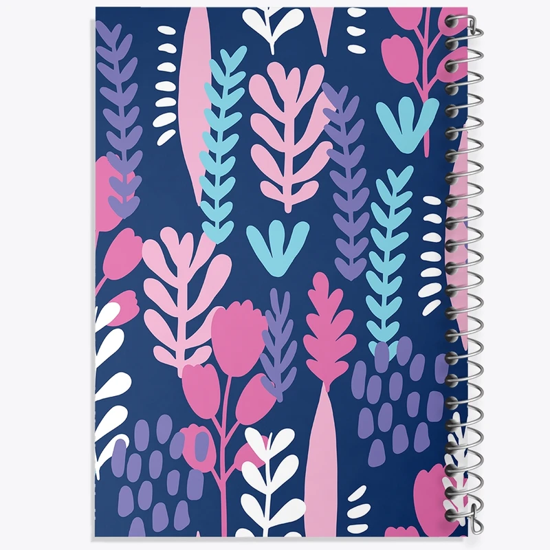 دفتر طراحی 50 برگ خندالو طرح گل گلی کد N999