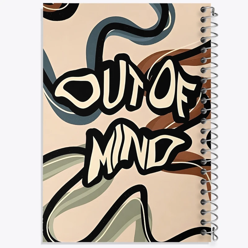 دفتر شطرنجی 50 برگ خندالو طرح Out Of Mind کد F3912