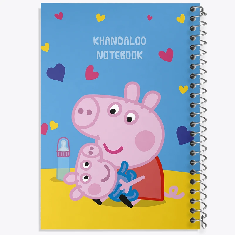 دفتر مشق 50 برگ خندالو طرح انیمیشن پپا پیگ (Peppa Pig) کد N9280