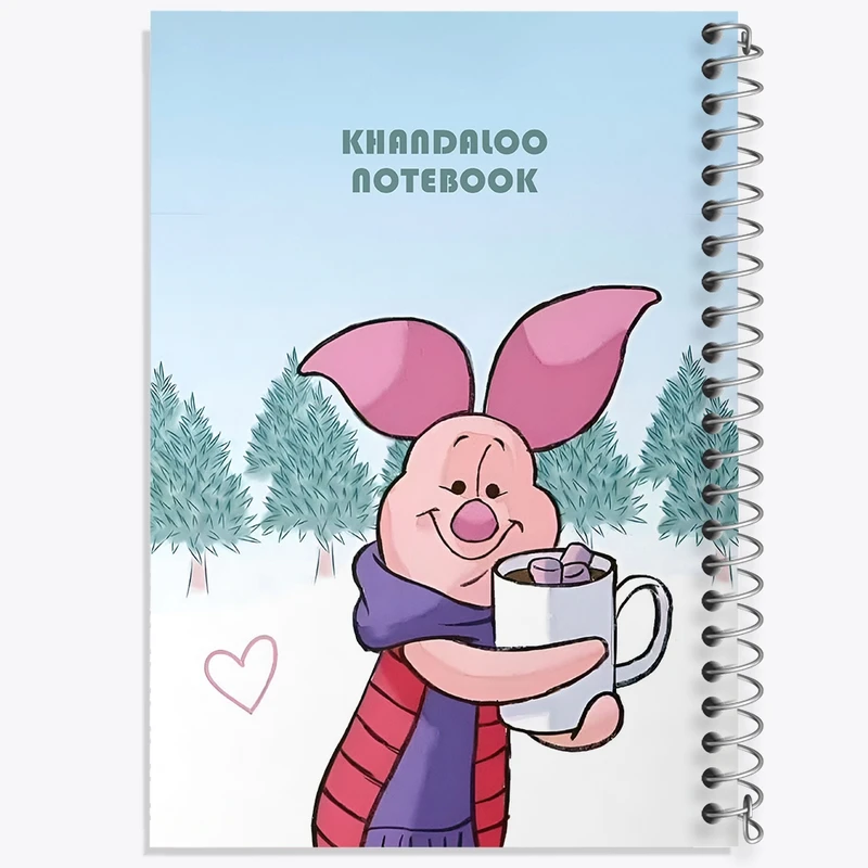 دفتر طراحی 50 برگ خندالو طرح وینی پو (Winnie the Pooh) کد N6407