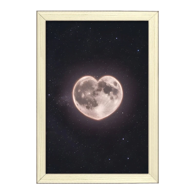 تابلو خندالو طرح ماه (Moon) کد F9470