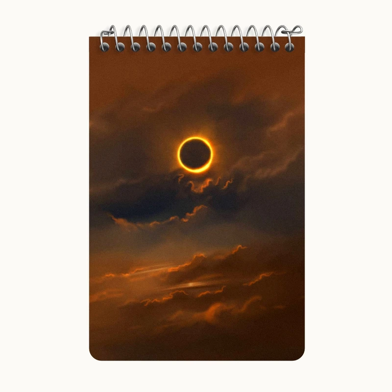 دفتر یادداشت 50 برگ خندالو طرح کسوف کد F12561