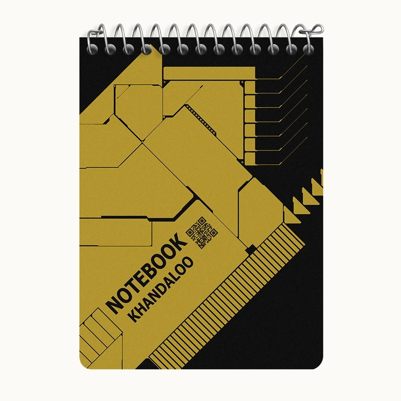 دفتر یادداشت 50 برگ خندالو طرح مدرن کد N7574