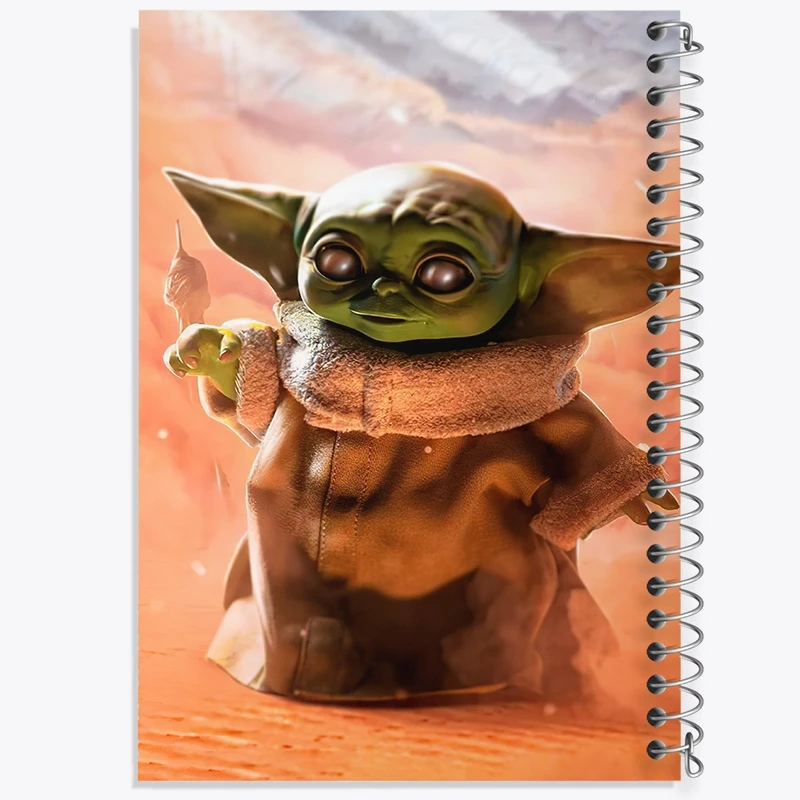 دفتر طراحی 50 برگ خندالو طرح یودا سریال جنگ ستارگان کد 26075