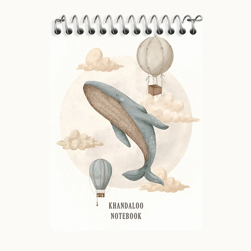 دفتر یادداشت 50 برگ خندالو طرح وال فانتزی کد N8491