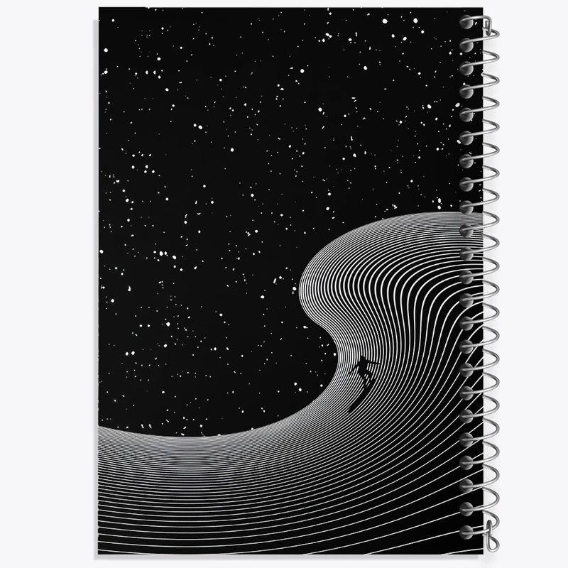 دفتر مشق 100 برگ خندالو طرح موج سواری کد F4564