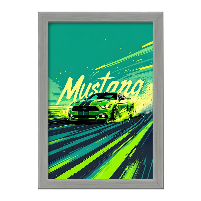 تابلو خندالو طرح فورد (Ford Mustang) کد F13732