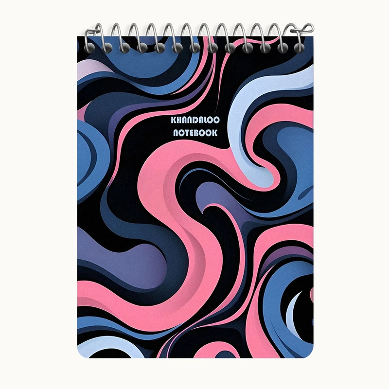 دفتر یادداشت 50 برگ خندالو طرح مدرن  کد N8628