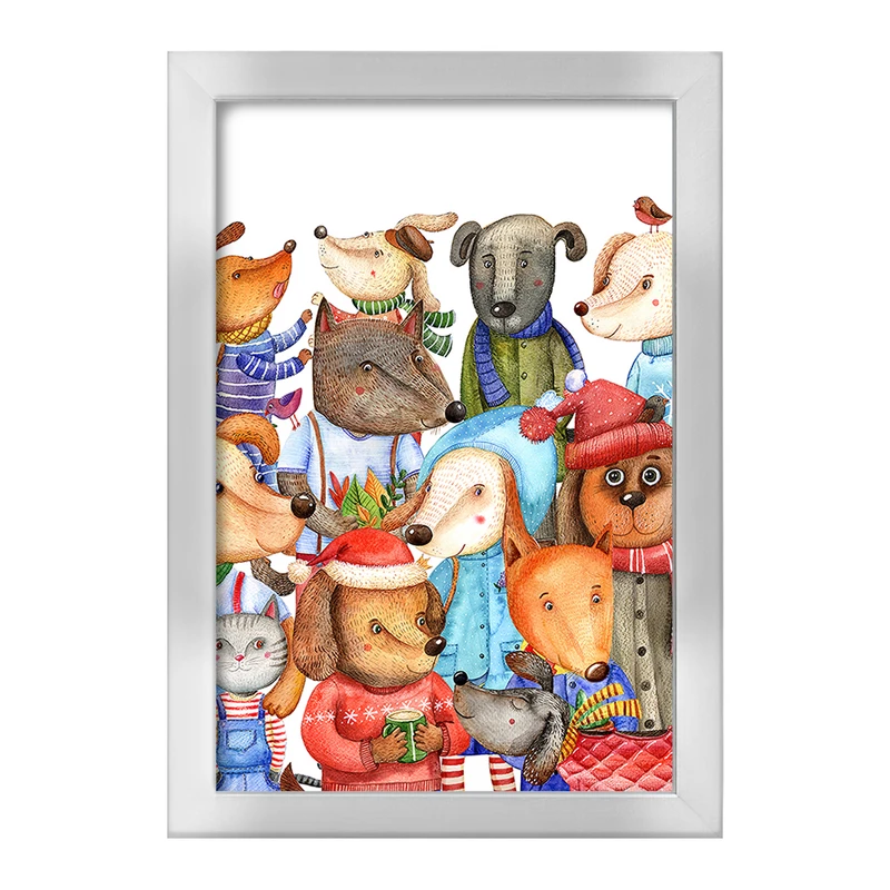 تابلو خندالو طرح حیوانات  کد 5027