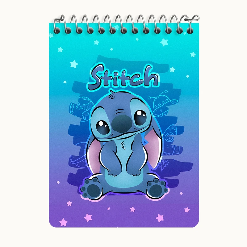 دفتر یادداشت 50 برگ خندالو طرح استیچ (Stitch) کد N8249