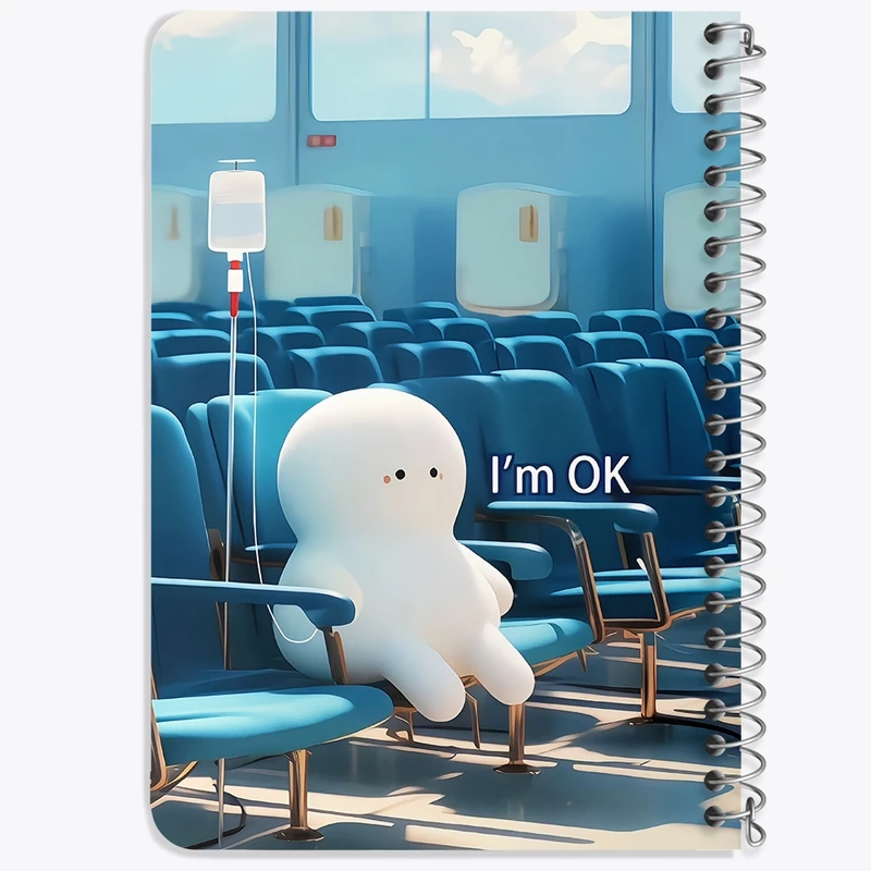 دفتر یادداشت 50 برگ خندالو طرح I'm ok کد N7310