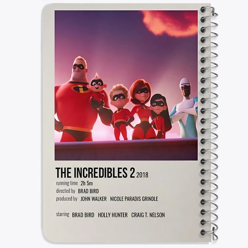 دفتر یادداشت 50 برگ خندالو طرح شگفت انگیزان (The Incredibles) کد F14212