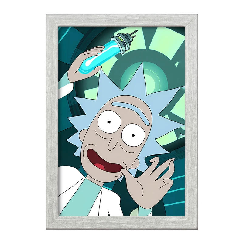 تابلو خندالو طرح ریک و مورتی (Rick and Morty) کد F4010