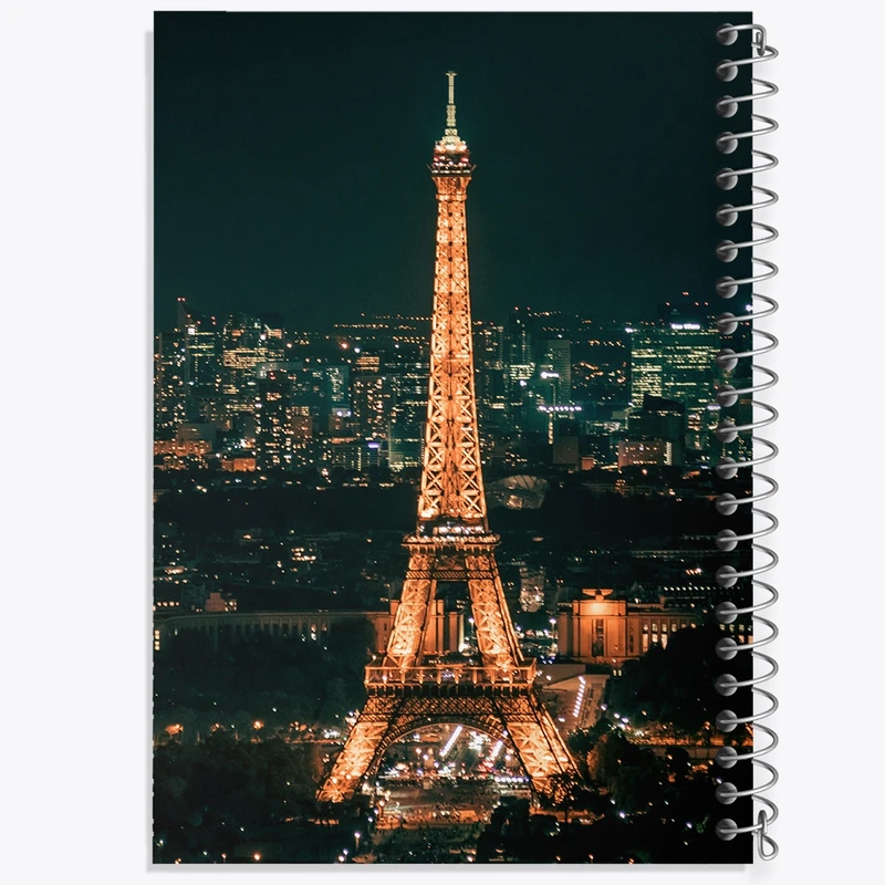 دفتر طراحی 50 برگ خندالو طرح برج ایفل  کد 20745