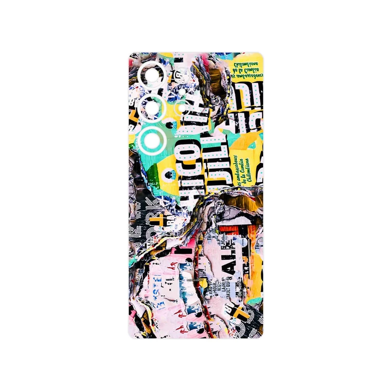 برچسب پوششی ماهوت مدل Collage of Teared Paper مناسب برای گوشی موبایل سامسونگ Galaxy S25 Ultra
