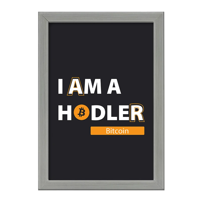 تابلو خندالو طرح I Am A Hodler Bitcoin  کد 10891