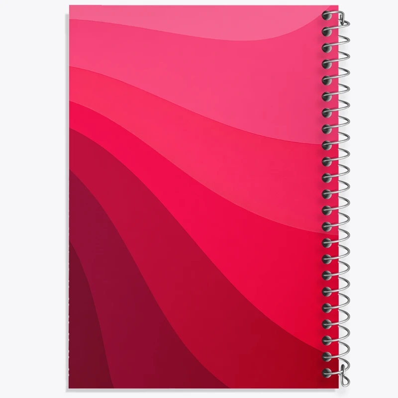 دفتر طراحی 50 برگ خندالو طرح تنالیته رنگ قرمز کد N5971