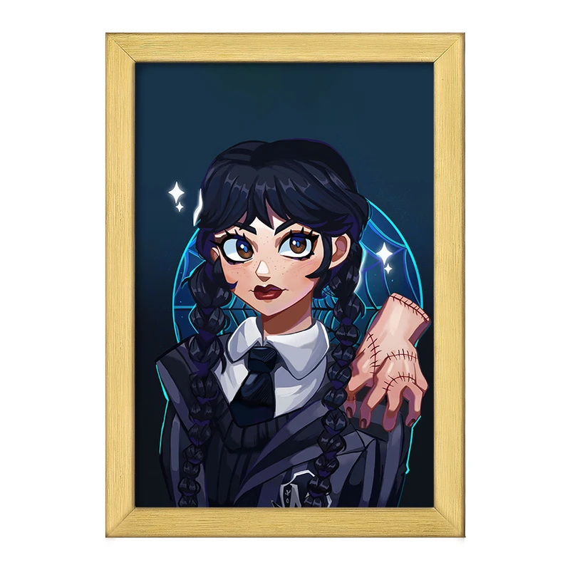 تابلو خندالو طرح ونزدی (Wednesday) کد F2469