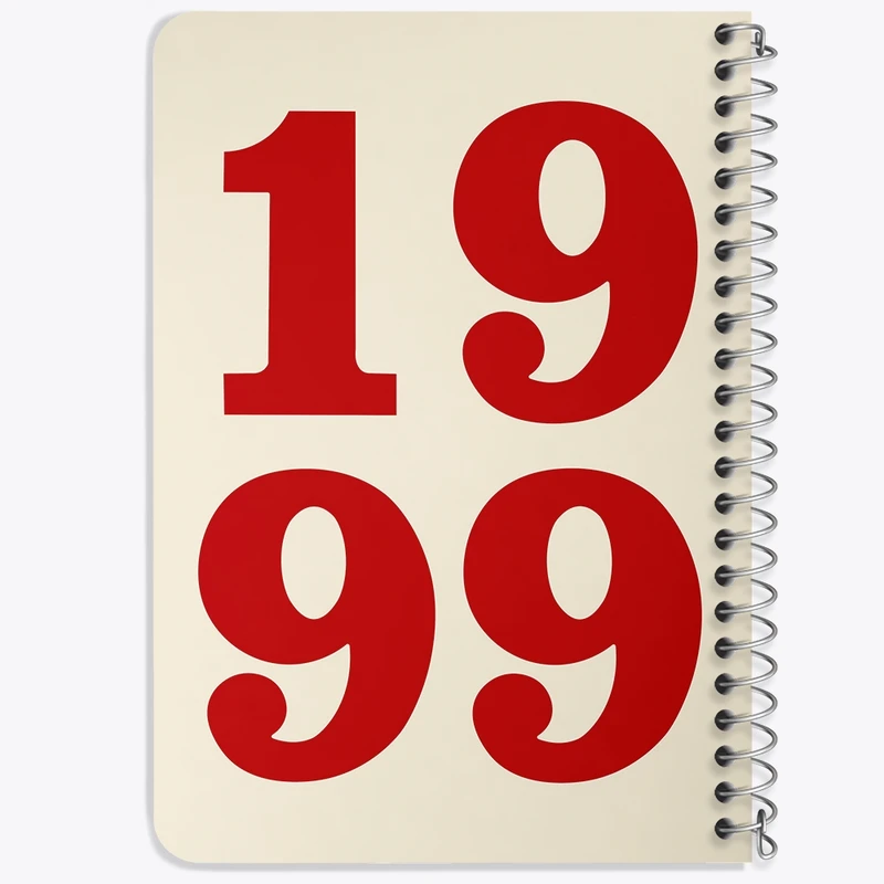 دفتر یادداشت 50 برگ خندالو طرح 1999 کد F6401