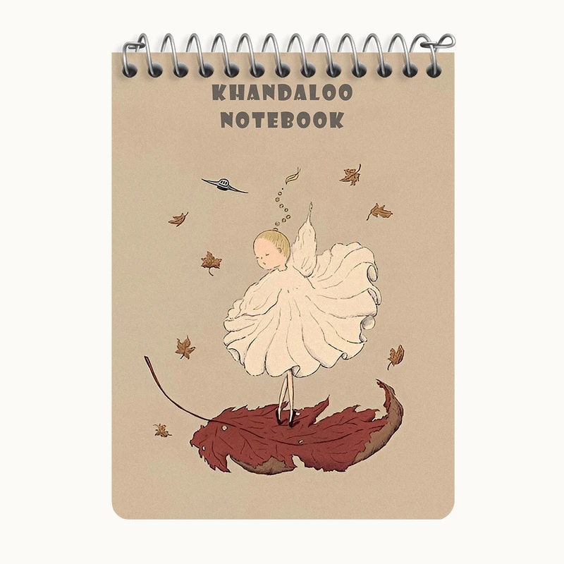 دفتر یادداشت 50 برگ خندالو طرح باله  دختر کوچولو کد N8482