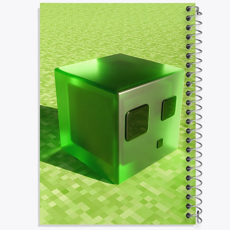 دفتر شطرنجی 50 برگ خندالو طرح ماینکرافت (Minecraft) کد F14088