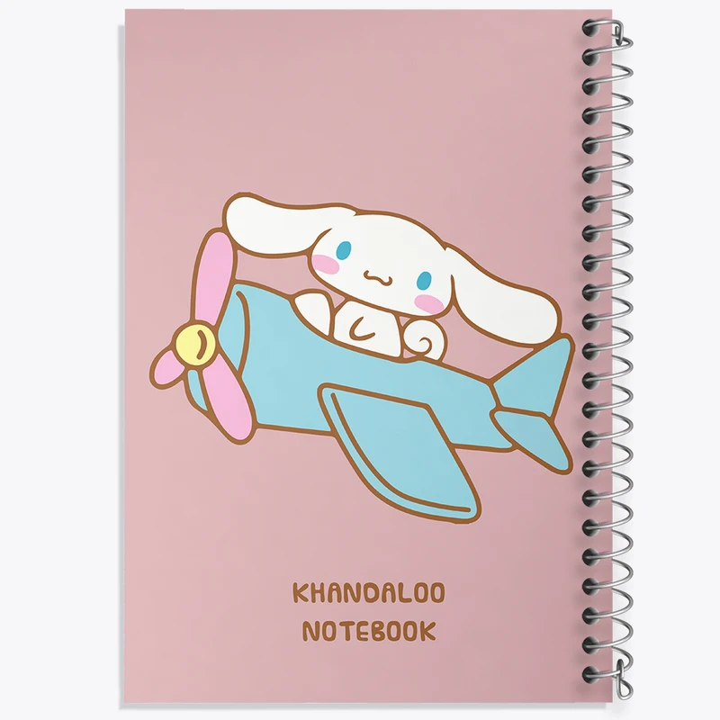 دفتر مشق 50 برگ خندالو طرح سینامورول کرومی کد N9094