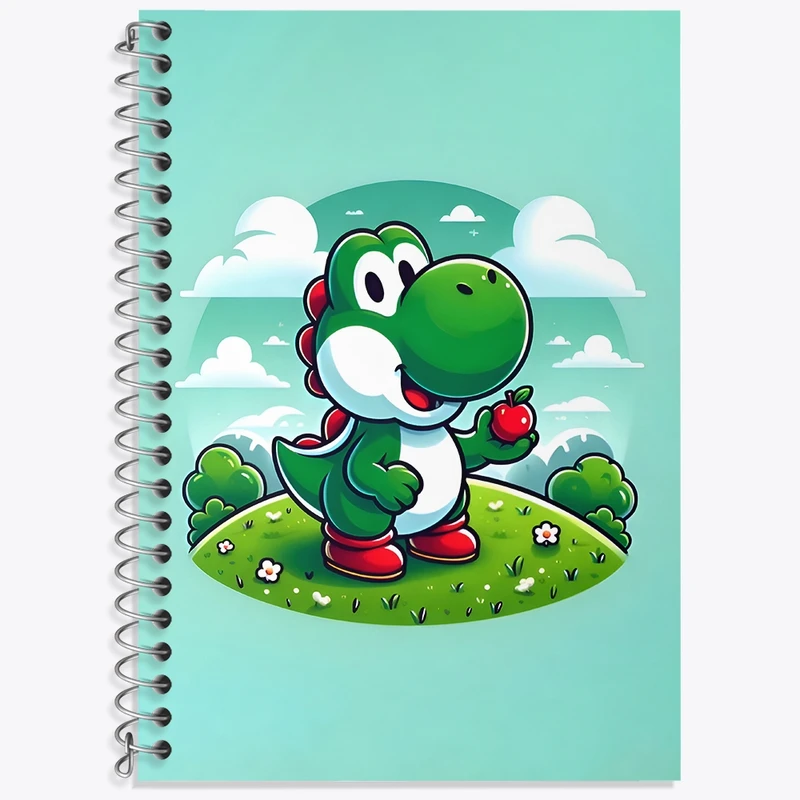 دفتر لغت 50 برگ خندالو طرح یوشی (Yoshi) کد N6739