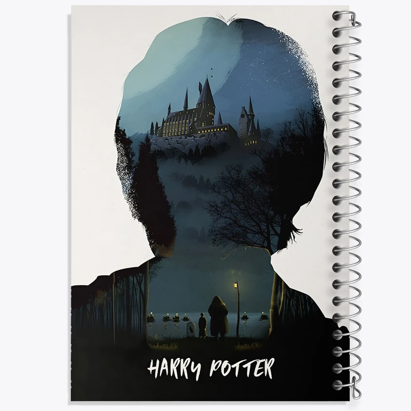 دفتر ژورنال نویسی 50 برگ خندالو مدل نقطه ای طرح هری پاتر (Harry Potter) کد F13729